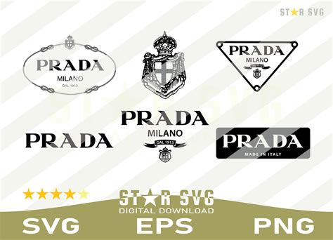 prada logo identification.